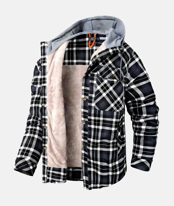 Karierte Flanelljacke - Lässig - Moderner Stil - Ideal für den Winter